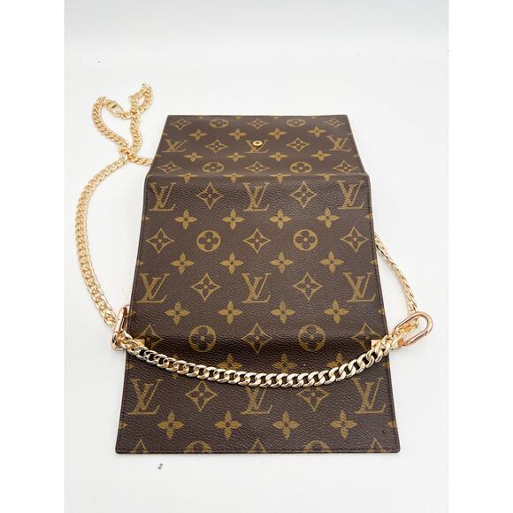 Vintage Louis Vuitton Passport Travel Monogram Wallet Converted Crossbody - Picture 3 of 16